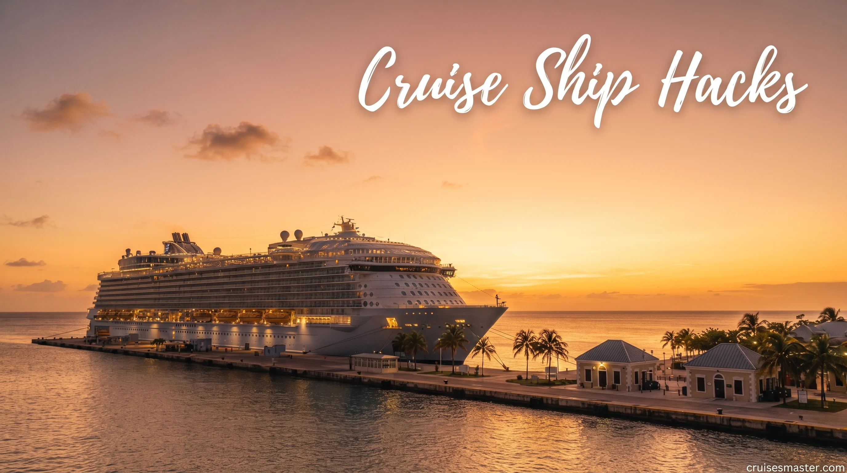 Cruise ship docked in port with the gangway down and passengers heading ashore